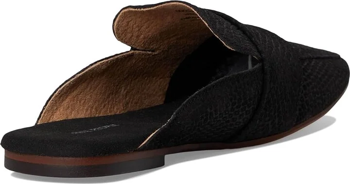 Free People At Ease Embossed Loafer Women's Shoes Black Suede : EU 36.5 (US Women's 6.5) M, Leather - Image 4
