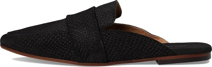 Free People At Ease Embossed Loafer Women's Shoes Black Suede : EU 36.5 (US Women's 6.5) M, Leather - Image 6