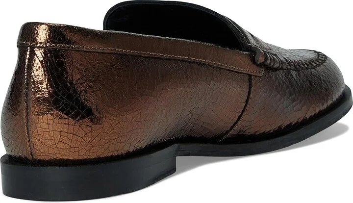 Free People Blanket Stitch Loafers Women's Shoes Pale Pewter Leather : EU 39 (US Women's 9) M, Leather/Rubber - Image 10