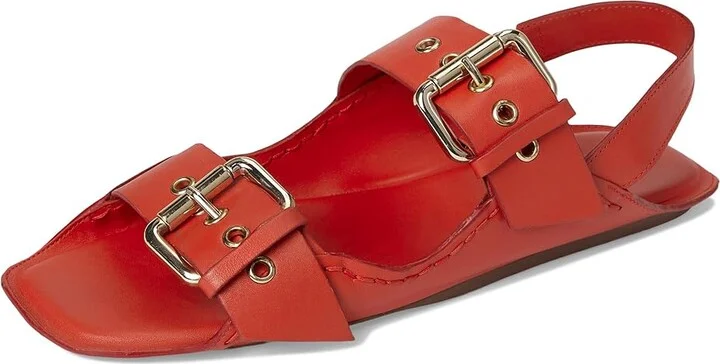 Free People Blossom Buckle Sandal Women's Wedge Shoes Salsa Leather : EU 38.5 (US Women's 8.5) M - Image 5