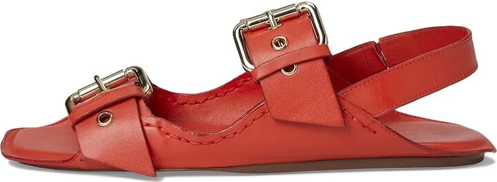 Free People Blossom Buckle Sandal Women's Wedge Shoes Salsa Leather : EU 38.5 (US Women's 8.5) M - Image 6