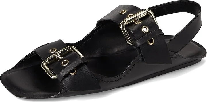 Free People Blossom Buckle Sandal Women's Wedge Shoes Salsa Leather : EU 38.5 (US Women's 8.5) M - Image 11