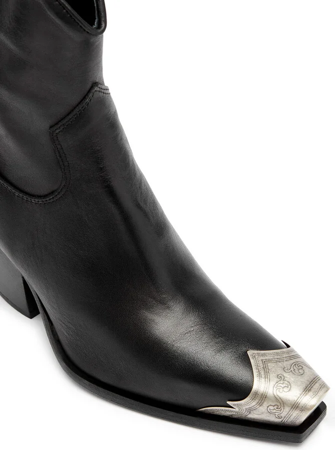 Free People Brayden Leather Cowboy Boots - Image 8
