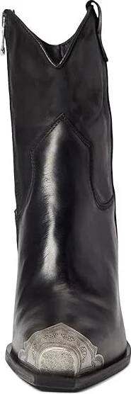 Free People Brayden Western Boots Women's Shoes Black : EU 37 (US Women's 7) M, Leather - Image 2