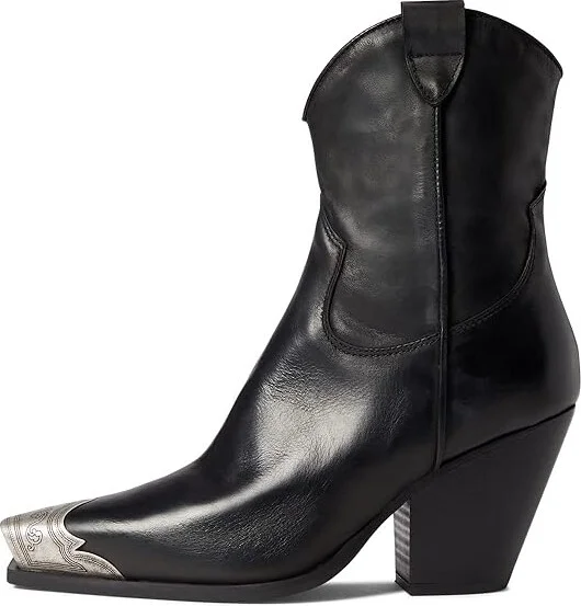 Free People Brayden Western Boots Women's Shoes Black : EU 37 (US Women's 7) M, Leather - Image 5