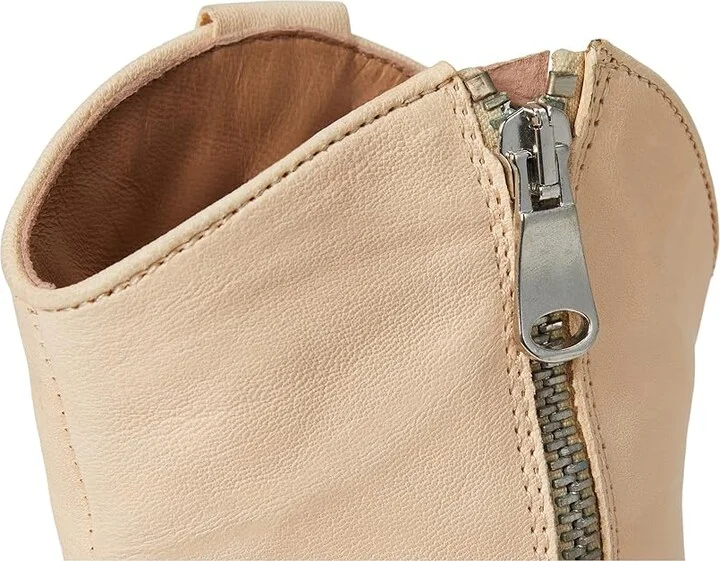 Free People Brayden Western Boots Women's Shoes Peach : EU 36 (US Women's 6) M, Leather - Image 7