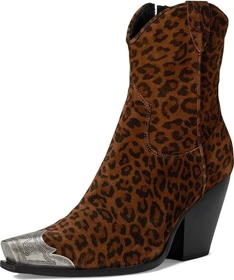 Free People Brayden Western Boots Women's Shoes Peach : EU 36 (US Women's 6) M, Leather - Image 11