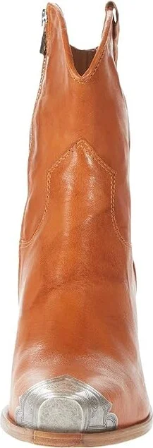 Free People Brayden Western Boots Women's Shoes Taupe : EU 38.5 (US Women's 8.5) M, Leather - Image 5