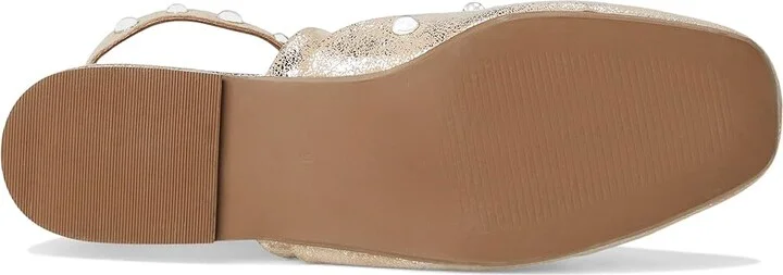 Free People Camille Mystic O-ring Flats Women's Dress Flat Shoes Champagne Foiled Sue : EU 38.5 (US Women's 8.5) M, Suede - Image 3