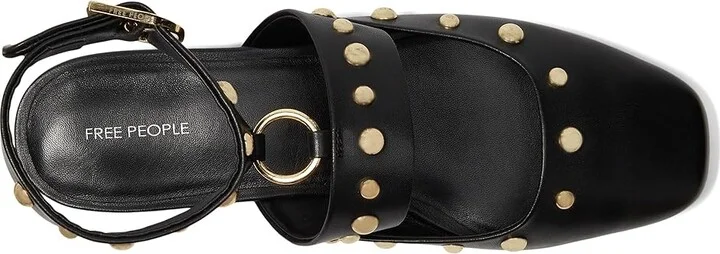 Free People Camille Mystic O-ring Flats Women's Dress Flat Shoes Champagne Foiled Sue : EU 38.5 (US Women's 8.5) M, Suede - Image 8