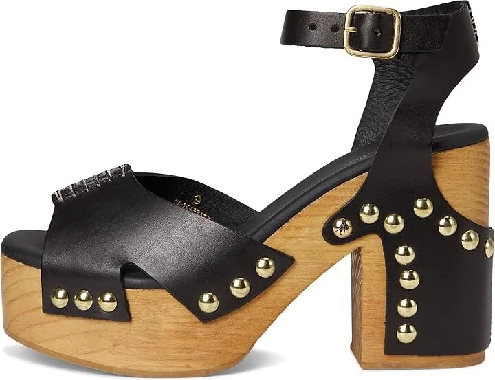 Free People Cecily Clog Women's Shoes Black : EU 41 (US Women's 11) M, Leather - Image 6