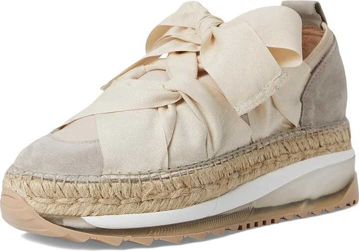 Free People Chapmin Espadrille Sneakers Women's Shoes Ivory : EU 38 (US Women's 8) M, Suede - Image 5