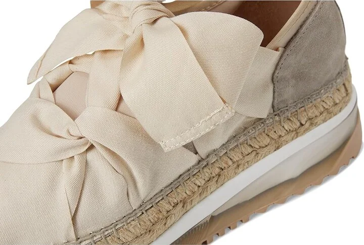 Free People Chapmin Espadrille Sneakers Women's Shoes Ivory : EU 38 (US Women's 8) M, Suede - Image 7