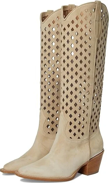 Free People Diamonds Are Forever Cowb Women's Motocross Boots Sand Suede : EU 40 (US Women's 10) M, Leather