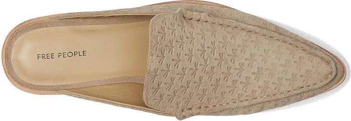 Free People Dragonfly Mocc Toe Loafers Women's Flat Shoes Faded Tan Suede : EU 37 (US Women's 7) M - Image 2