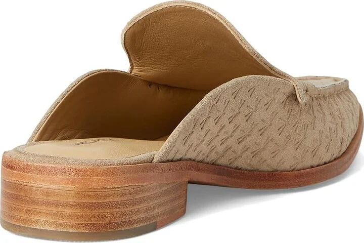 Free People Dragonfly Mocc Toe Loafers Women's Flat Shoes Faded Tan Suede : EU 37 (US Women's 7) M - Image 4