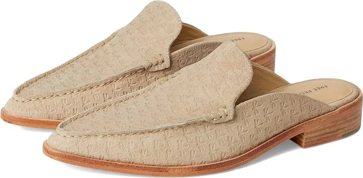 Free People Dragonfly Mocc Toe Loafers Women's Flat Shoes Faded Tan Suede : EU 37 (US Women's 7) M