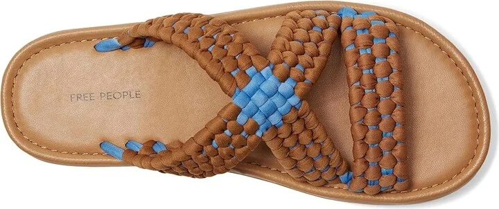 Free People Edge Water Woven Sandal Women's Wedge Shoes Swim Team/Luggage : EU 37 (US Women's 7) M - Image 2