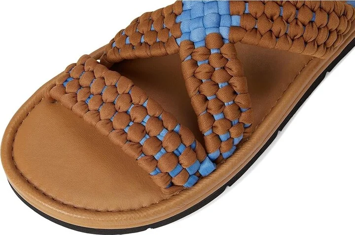 Free People Edge Water Woven Sandal Women's Wedge Shoes Swim Team/Luggage : EU 37 (US Women's 7) M - Image 7