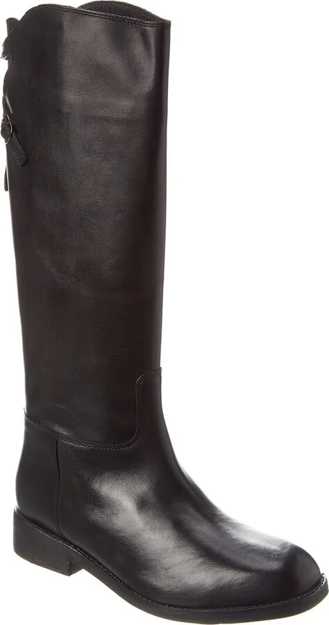 Free People Everly Equestrian Leather Knee-High Boot
