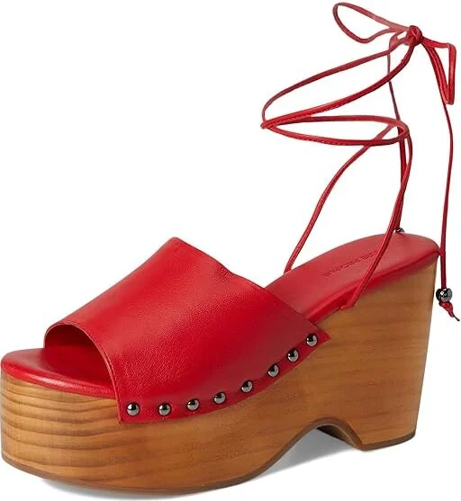 Free People Front Row Wrap Clog Women's Shoes Salsa Leather : EU 39.5 (US Women's 9.5) M - Image 5