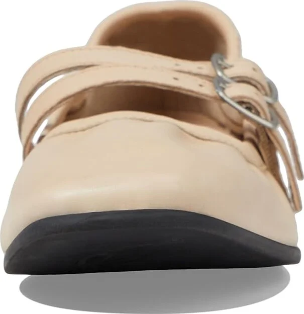 Free People Gemini Ballet Flat Women's Shoes Tulle Pink : EU 36 (US Women's 6) M, Leather - Image 2