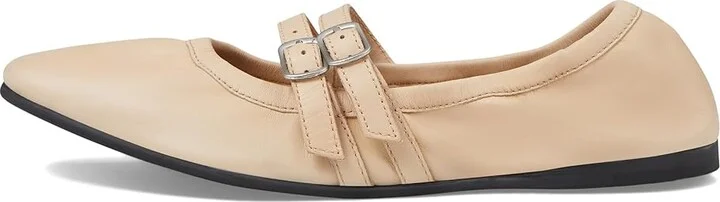 Free People Gemini Ballet Flat Women's Shoes Tulle Pink : EU 36 (US Women's 6) M, Leather - Image 5