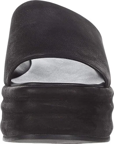 Free People Harbor Flatform Sandals Women's Shoes Black : EU 38.5 (US Women's 8.5) M, Leather - Image 5