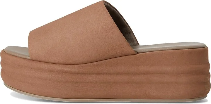 Free People Harbor Flatform Sandals Women's Shoes Fawn Grey : EU 36.5 (US Women's 6.5) M, Leather - Image 6