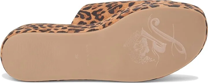 Free People Harbor Flatform Sandals Women's Shoes Leopard Suede : EU 39.5 (US Women's 9.5) M, Rubber - Image 3