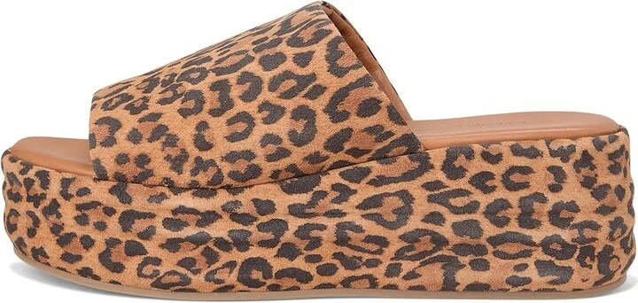 Free People Harbor Flatform Sandals Women's Shoes Leopard Suede : EU 39.5 (US Women's 9.5) M, Rubber - Image 6