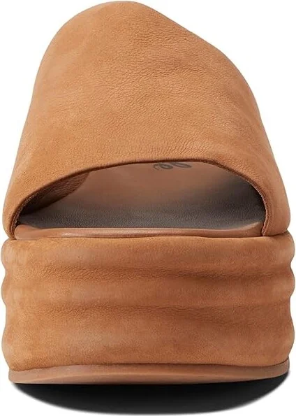 Free People Harbor Flatform Sandals Women's Shoes Tan : EU 39 (US Women's 9) M, Leather - Image 2