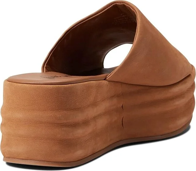 Free People Harbor Flatform Sandals Women's Shoes Tan : EU 39 (US Women's 9) M, Leather - Image 4
