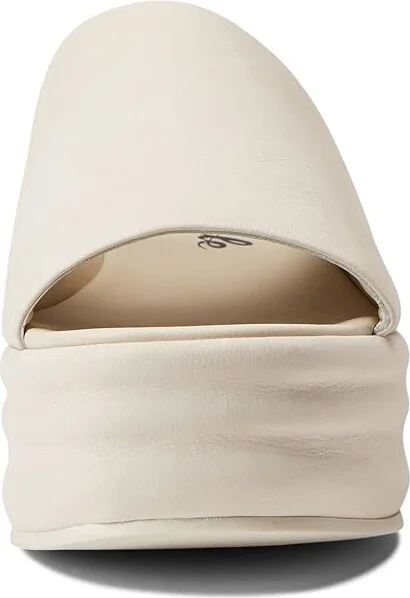 Free People Harbor Flatform Sandals Women's Shoes Vanilla : EU 39 (US Women's 9) M, Leather - Image 2