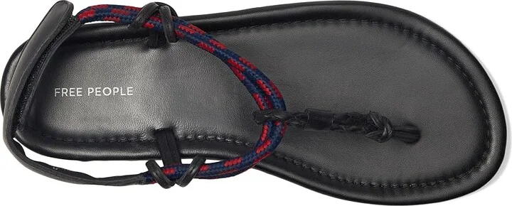 Free People Island Hopping Wrap Sandal Women's Wedge Shoes Black : EU 38.5 (US Women's 8.5) M - Image 2