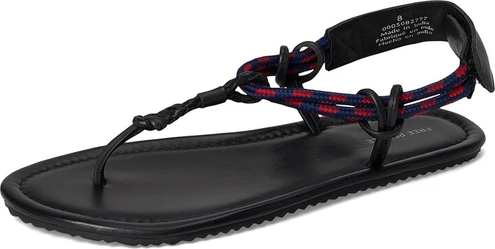 Free People Island Hopping Wrap Sandal Women's Wedge Shoes Black : EU 38.5 (US Women's 8.5) M - Image 5