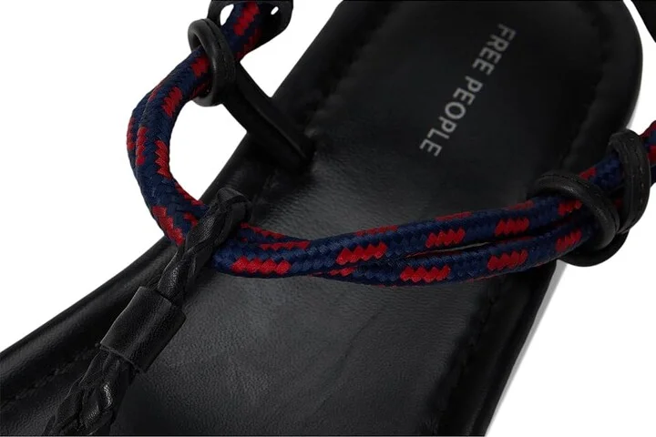Free People Island Hopping Wrap Sandal Women's Wedge Shoes Black : EU 38.5 (US Women's 8.5) M - Image 7