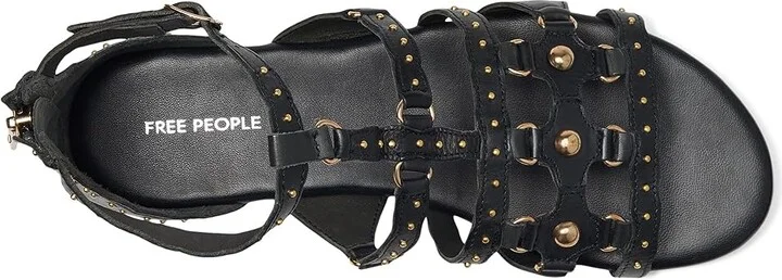 Free People Jade Gladiator Women's Dress Sandals Black : EU 37 (US Women's 7) M, Rubber - Image 2