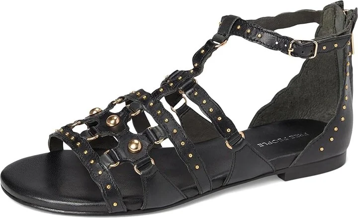 Free People Jade Gladiator Women's Dress Sandals Black : EU 37 (US Women's 7) M, Rubber - Image 5