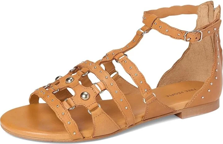 Free People Jade Gladiator Women's Dress Sandals Black : EU 37 (US Women's 7) M, Rubber - Image 11