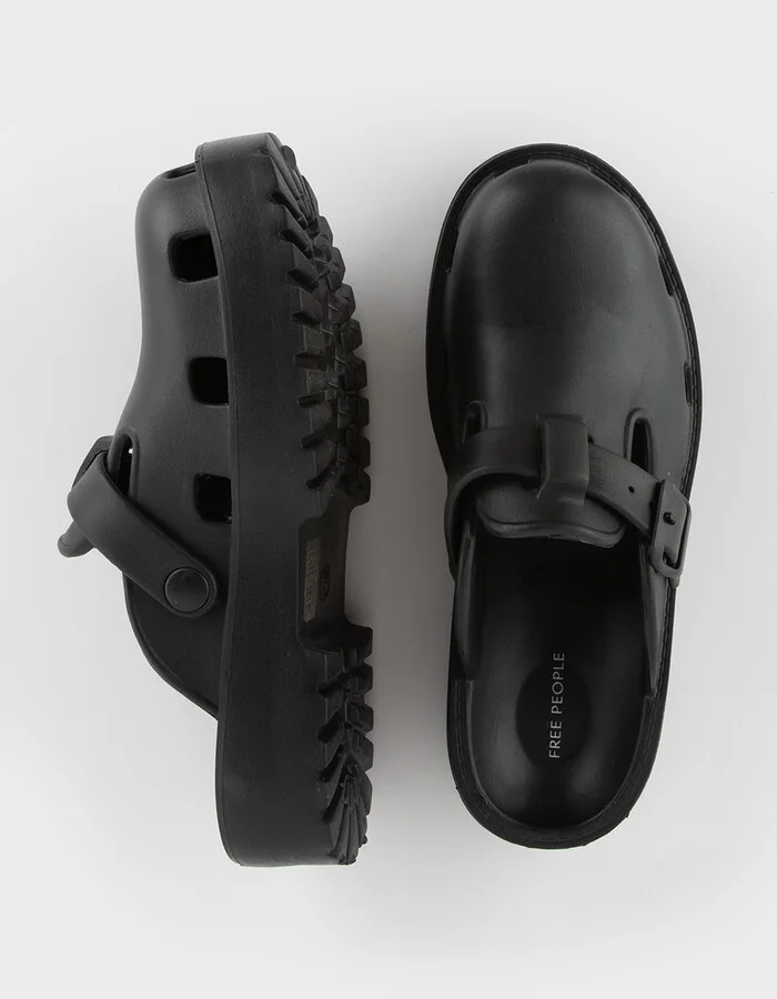 FREE PEOPLE Karlie Buckle Womens Clogs - Image 9