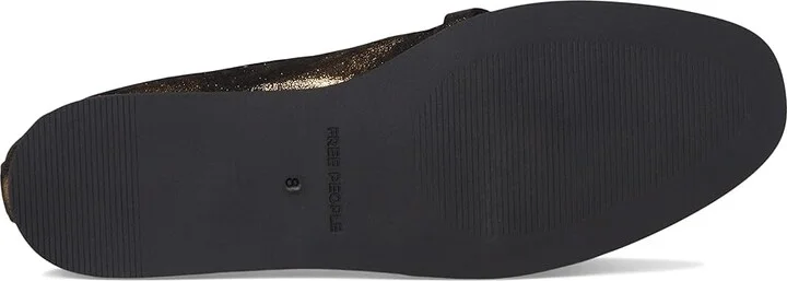 Free People Mania Bow Flats Women's Shoes Bronze Age Metallice : EU 40 (US Women's 10) M, Leather - Image 3