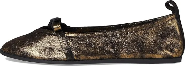 Free People Mania Bow Flats Women's Shoes Bronze Age Metallice : EU 40 (US Women's 10) M, Leather - Image 6