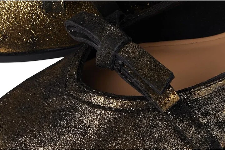 Free People Mania Bow Flats Women's Shoes Bronze Age Metallice : EU 40 (US Women's 10) M, Leather - Image 7