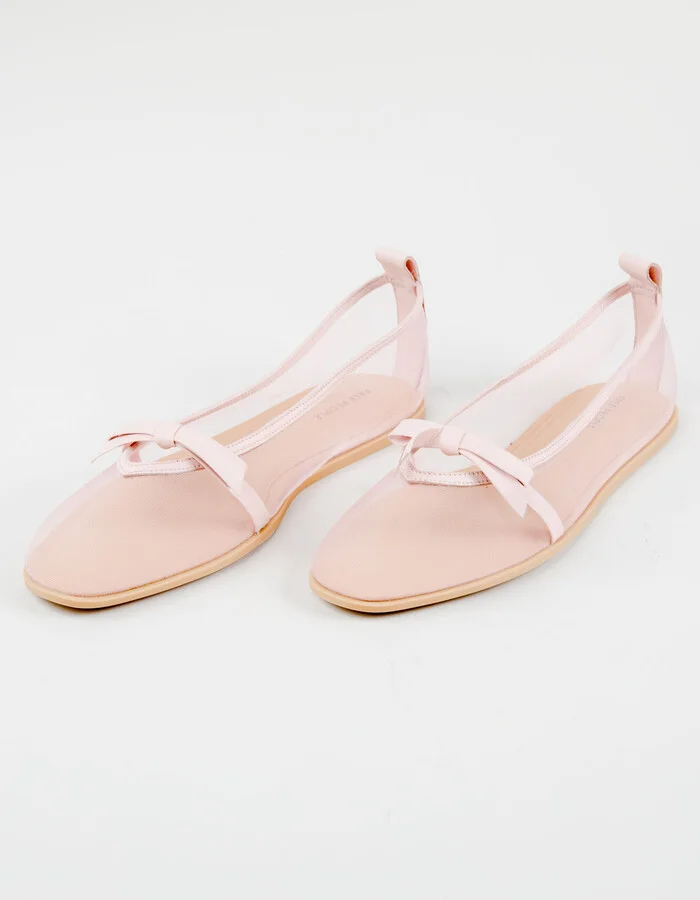 FREE PEOPLE Mesh Mania Bow Womens Flats - Image 3