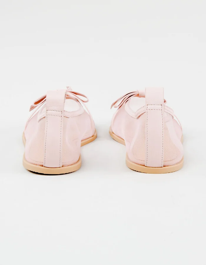 FREE PEOPLE Mesh Mania Bow Womens Flats - Image 6