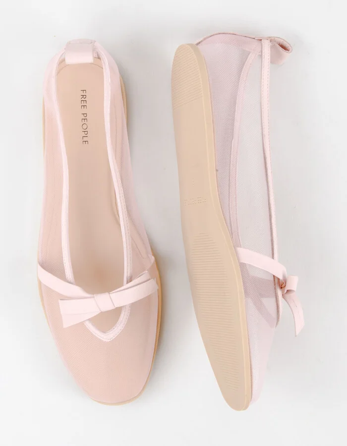 FREE PEOPLE Mesh Mania Bow Womens Flats - Image 7