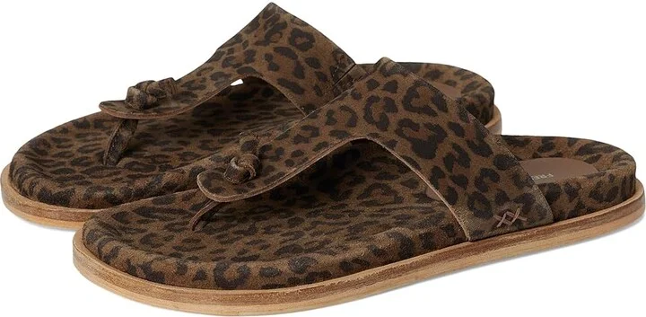 Chestnut Leopard Suede