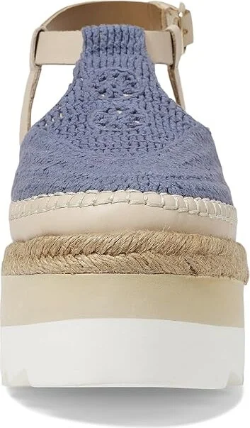 Free People Morning In Mykonos Espadrille Women's Flat Shoes Seascape : EU 39 (US Women's 9) M, Leather/Textile - Image 2