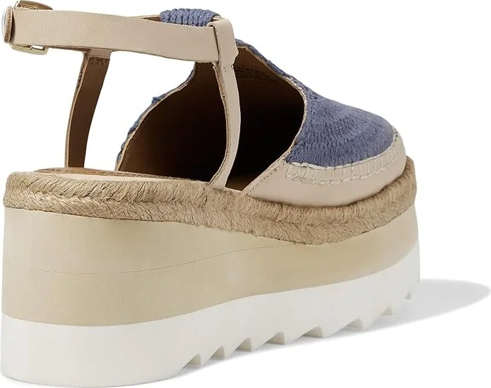 Free People Morning In Mykonos Espadrille Women's Flat Shoes Seascape : EU 39 (US Women's 9) M, Leather/Textile - Image 4
